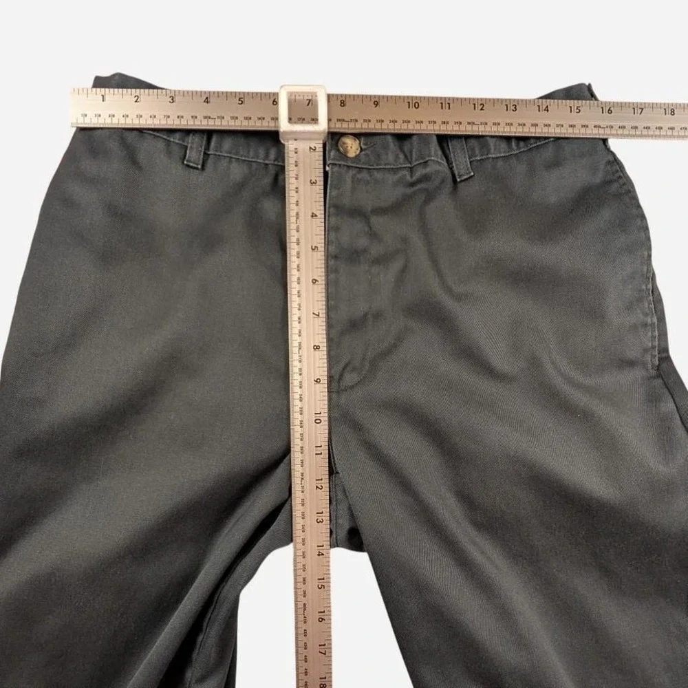 Tailored L.L.Bean Double L classic fit chinos charcoal gray wrinkle free‎ 32x32